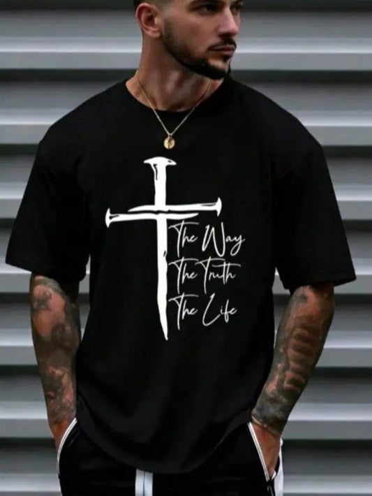 The Way The Truth The Life Christian T-shirt - IXOI Faith