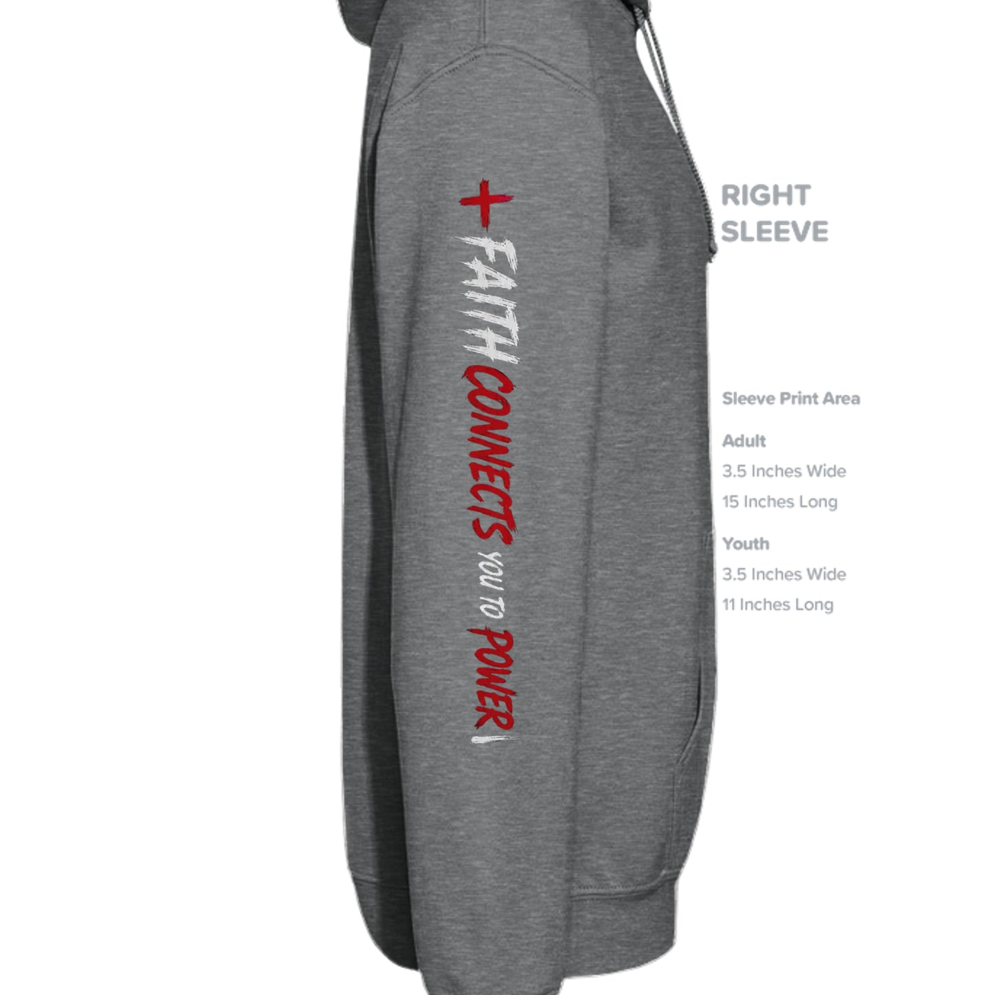 Fan Charcoal Heather - G185 - SLEEVE_RIGHT