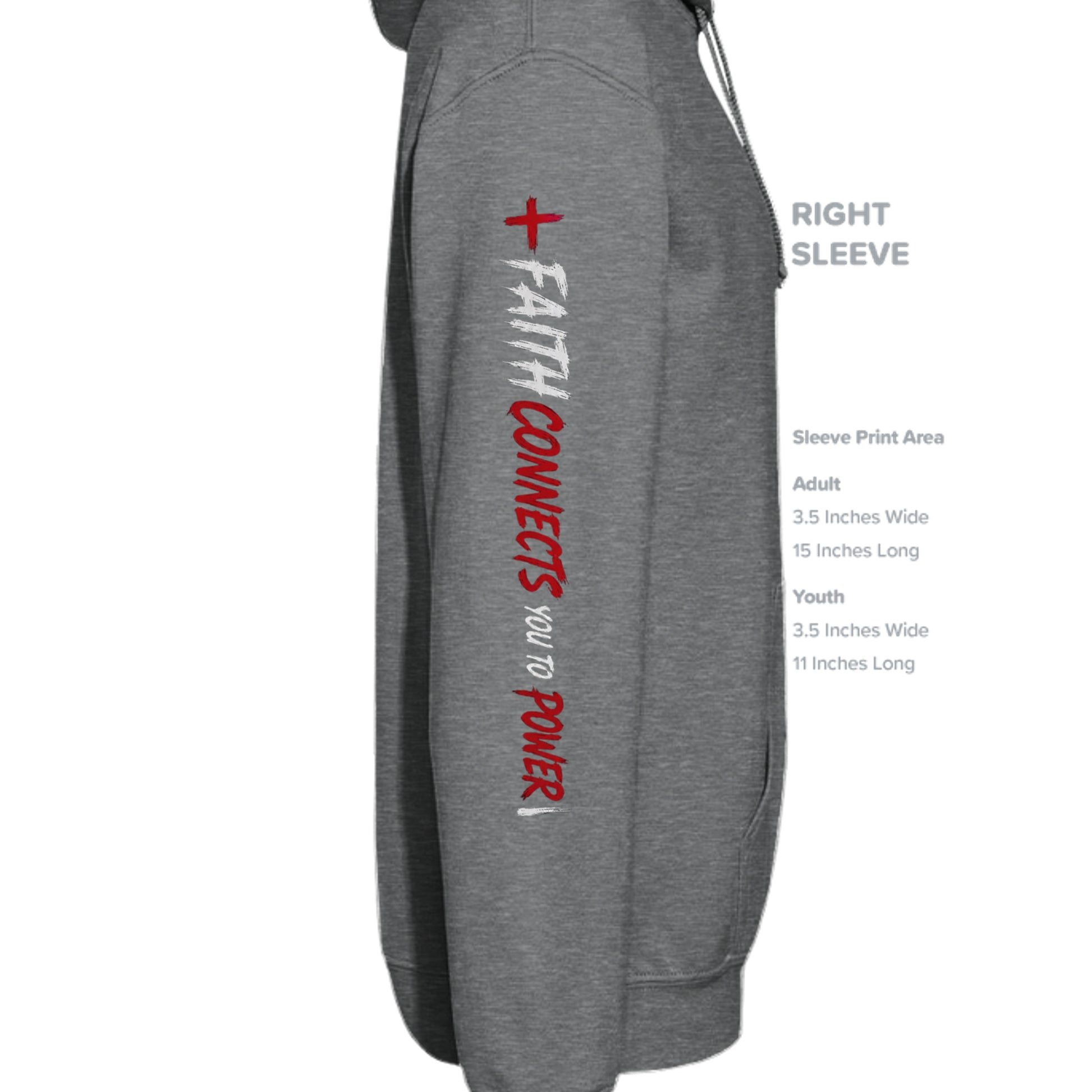 Fan Charcoal Heather - G185 - SLEEVE_RIGHT
