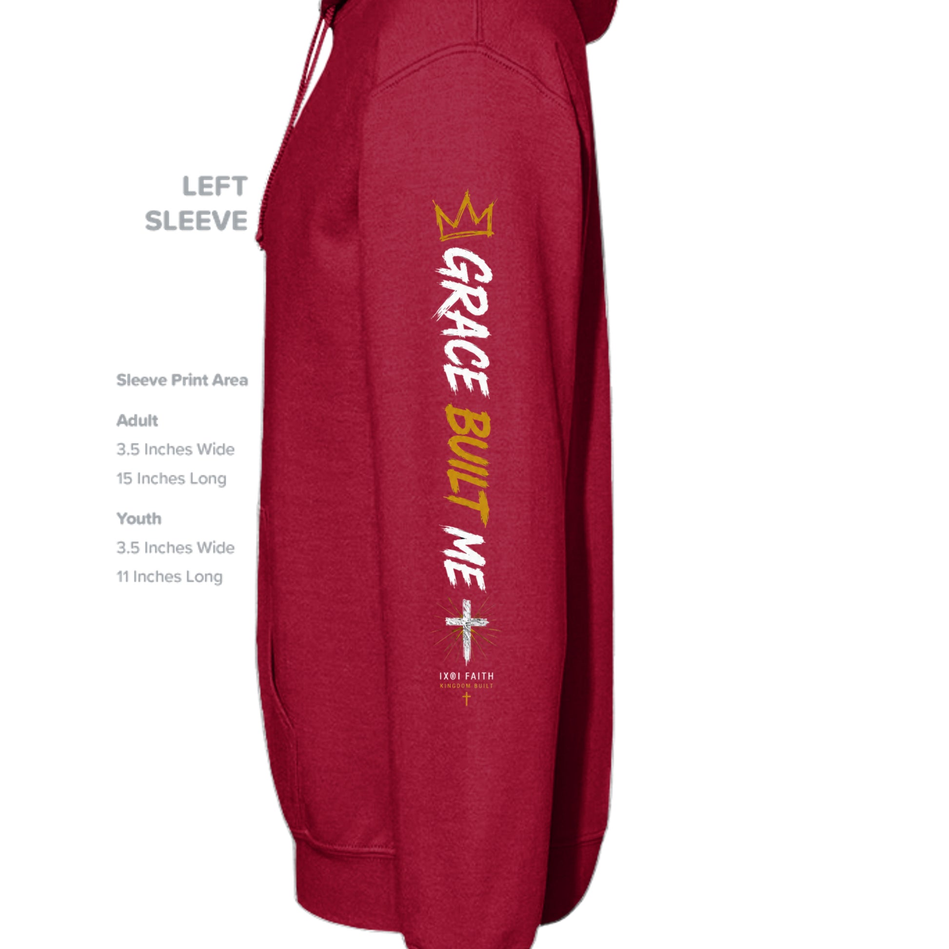CARDINAL RED - G185 - SLEEVE_LEFT